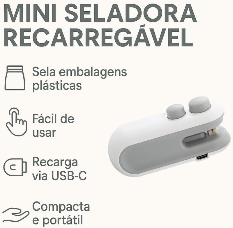 Mini Máquina Seladora Portátil